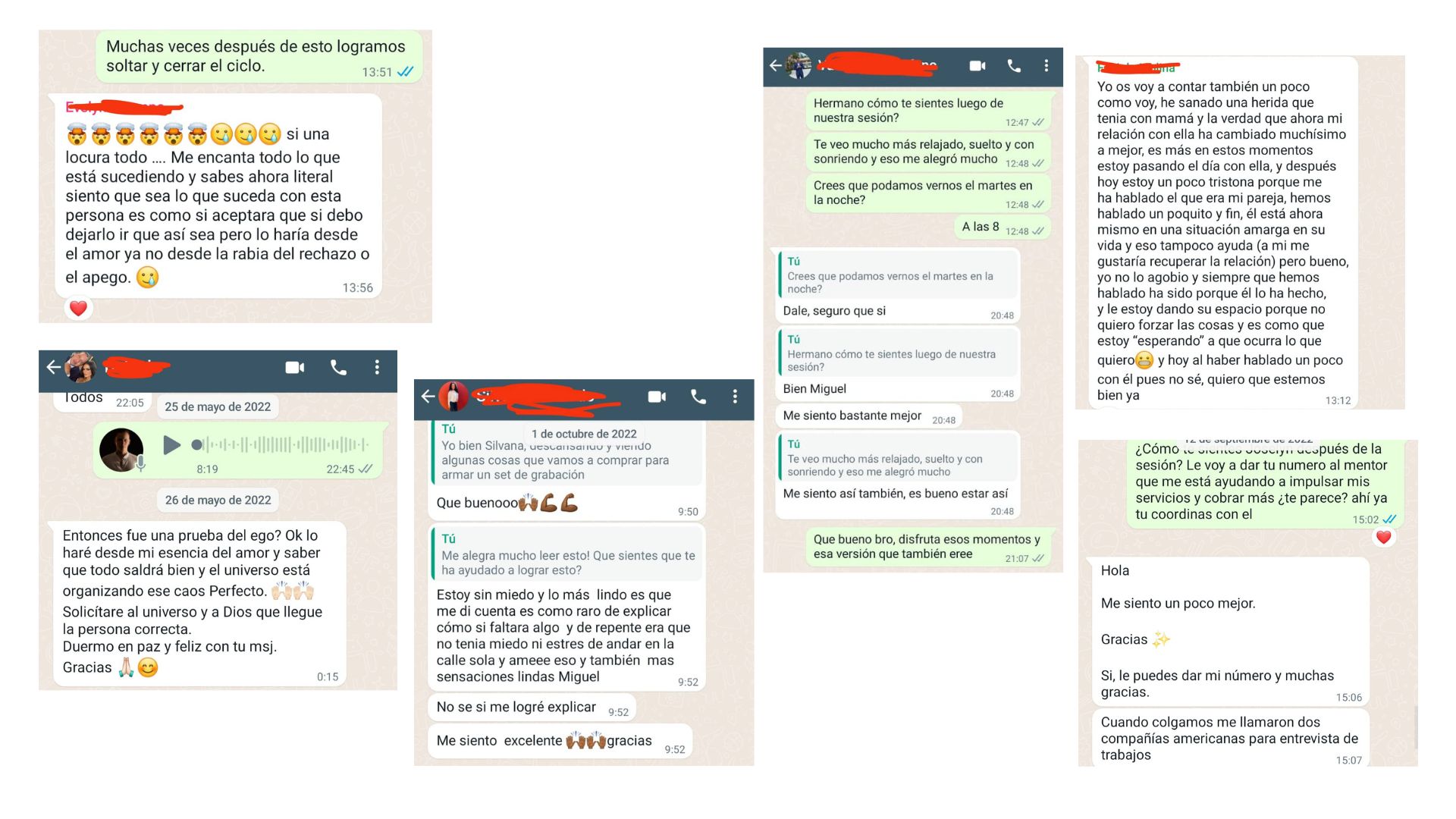 testimonios